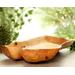 Handmade rustic oak wood bowl for sale